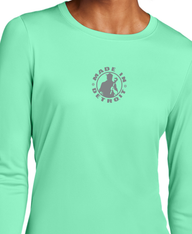 Ladies MID Tie Dye UV Long Sleeve