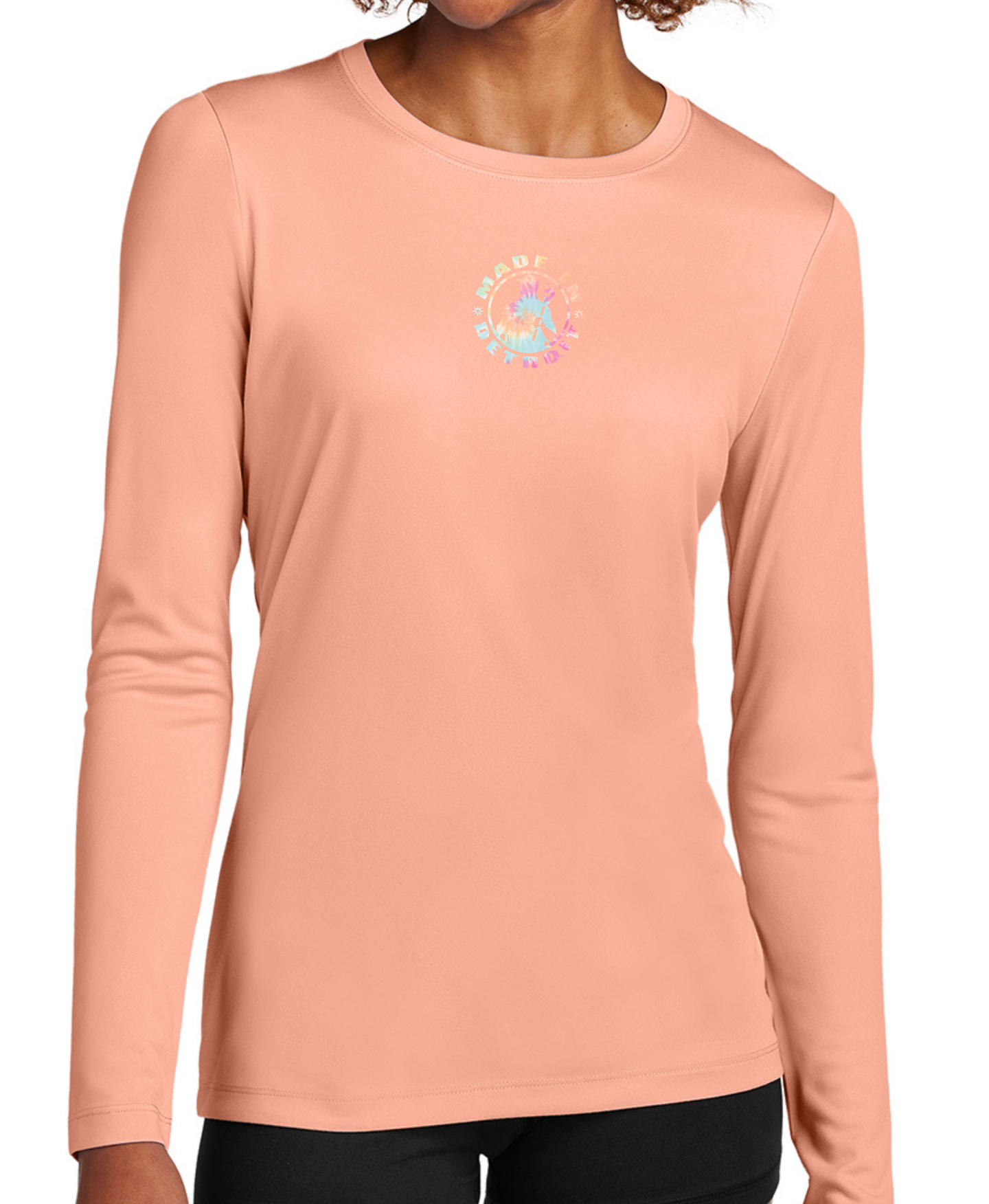 Ladies MID Tie Dye UV Long Sleeve
