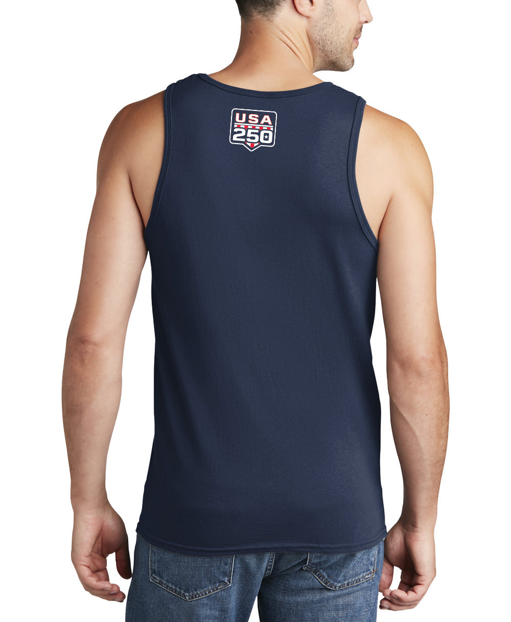 MID Stars Navy Tank w/ USA 250