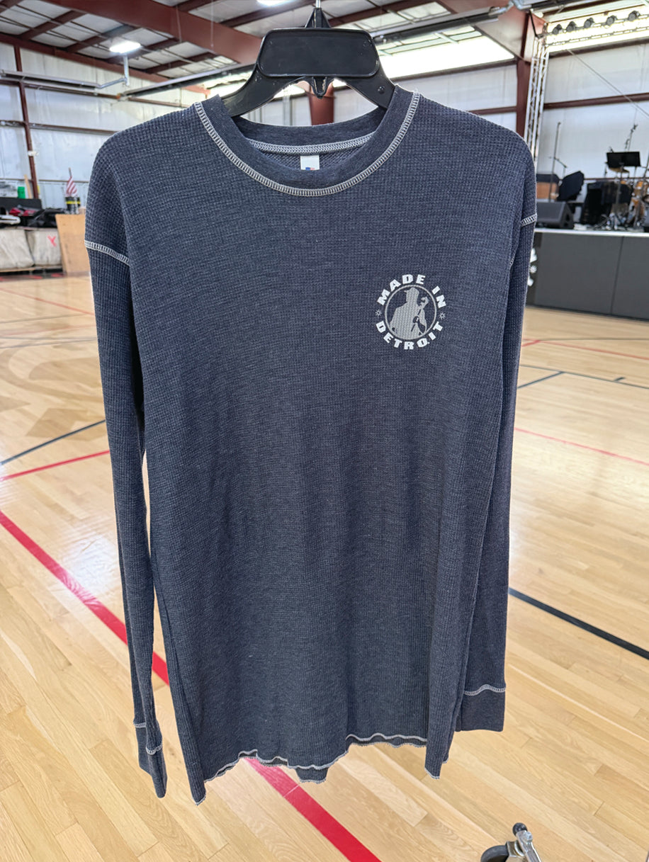 (1 of 1) MID Heather Navy Thermal - Large