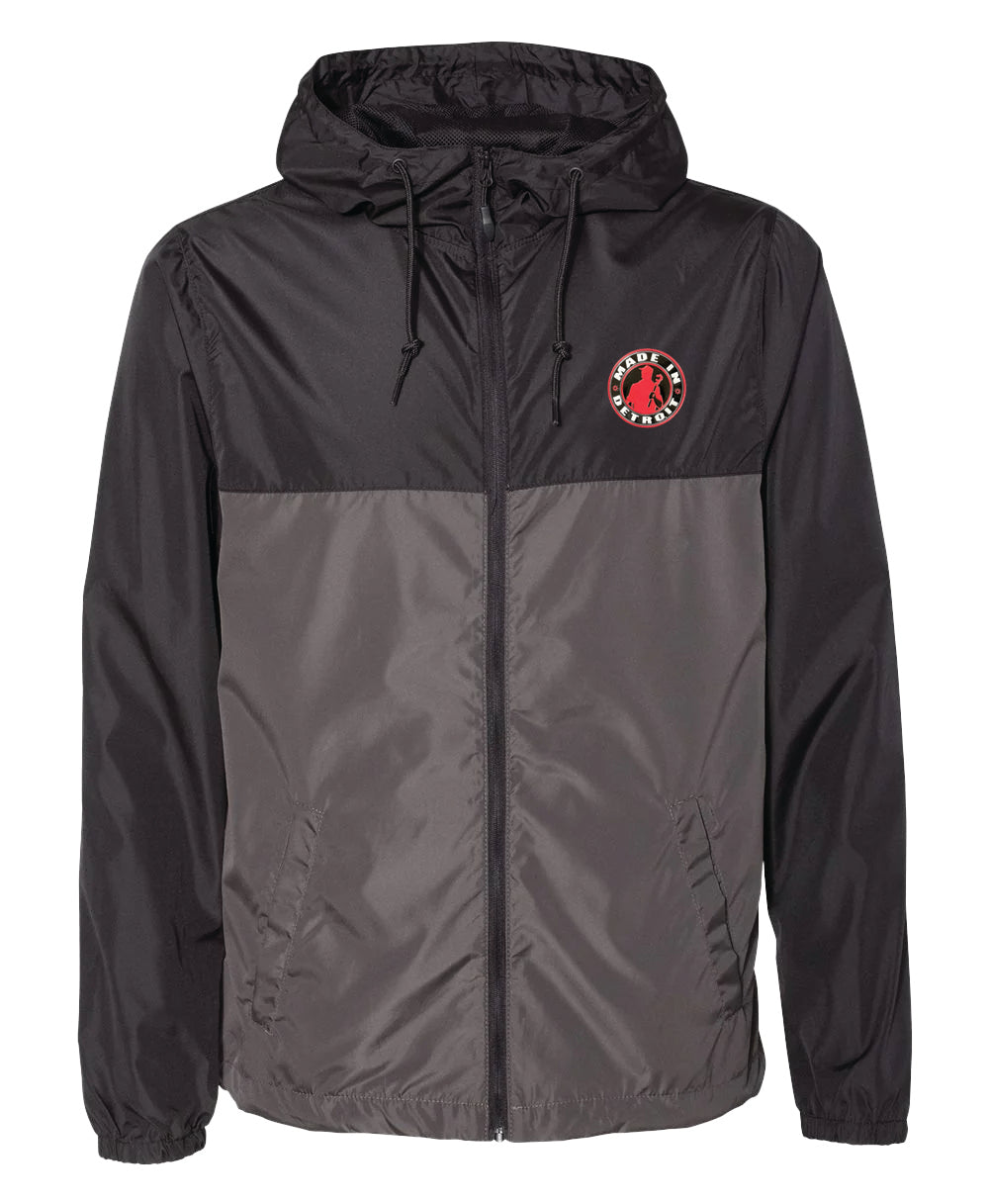 MID Black/Gray Windbreaker