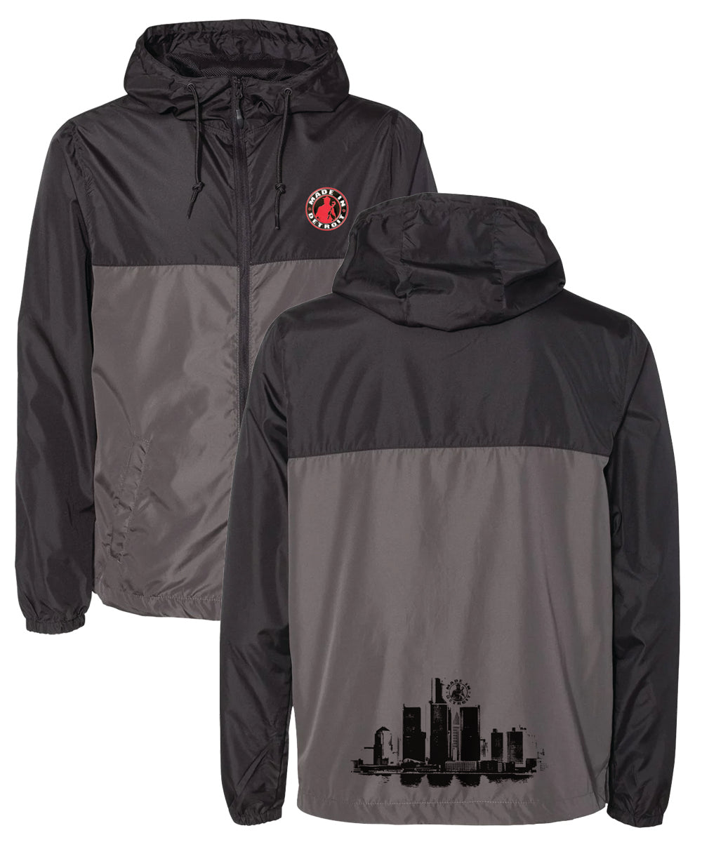 MID Black/Gray Windbreaker
