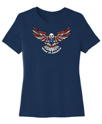 Ladies Made In America Eagle Shirts