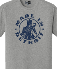 New Era MID Eco Grey w/ Navy Distressed Shirts