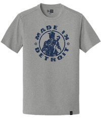 New Era MID Eco Grey w/ Navy Distressed Shirts