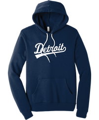Unisex Detroit Tail Script Hoodie