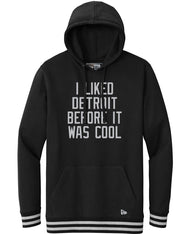 I Liked Detroit Before It Was Cool Black Hoodie - Only L