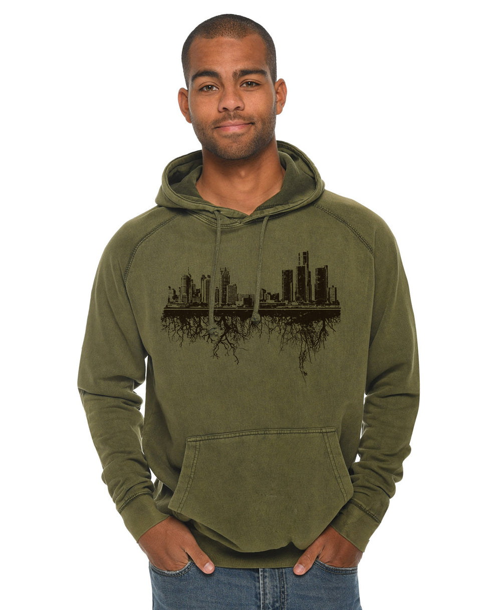 Detroit City Roots Vintage Hoodie