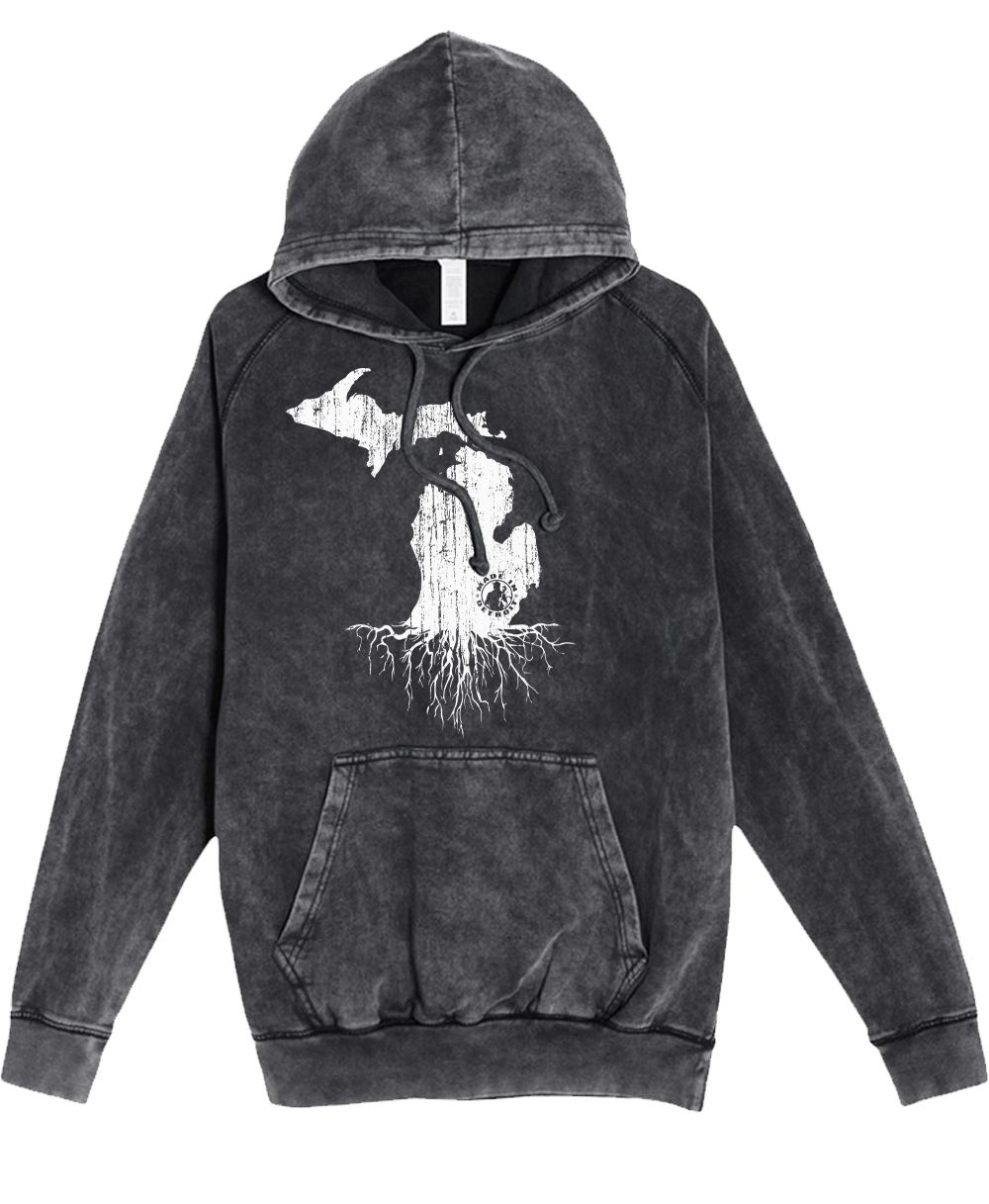 Michigan Roots Vintage Wash Hoodie