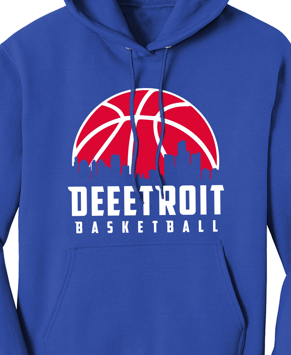 Deeetroit Basketball- Pullover