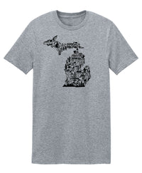 Michigan Collage Shirts