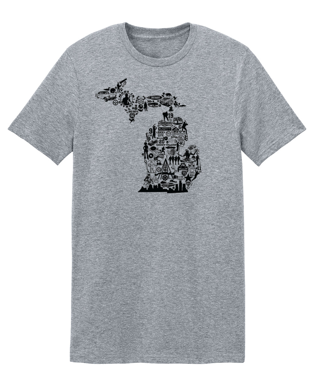Michigan Collage Shirts