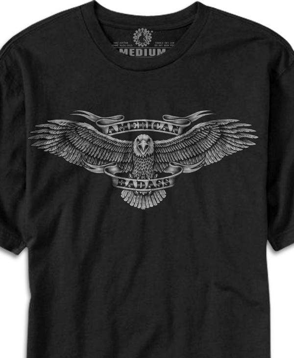 American Badass Black Tee