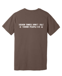 MID Circle w/ Tough Times Back Cocoa Shirt