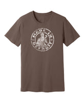 MID Circle w/ Tough Times Back Cocoa Shirt