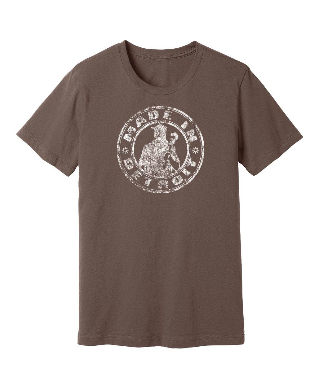 MID Circle w/ Tough Times Back Cocoa Shirt