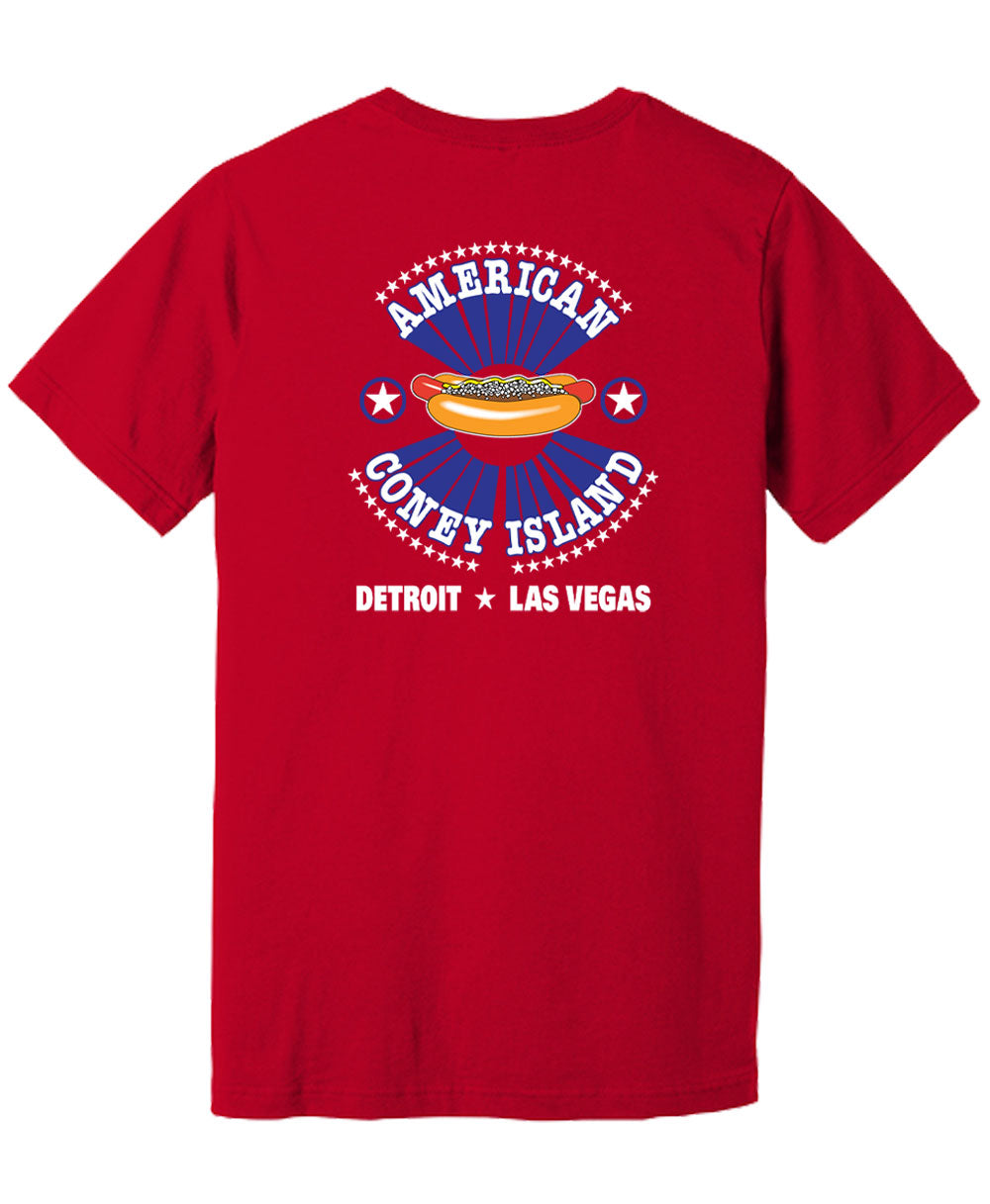 American Coney Island Red Shirt