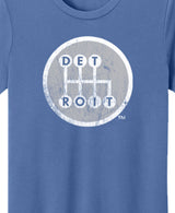 Shifter Distressed Solid Blue Tri-blend