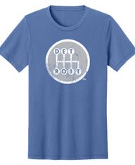 Shifter Distressed Solid Blue Tri-blend