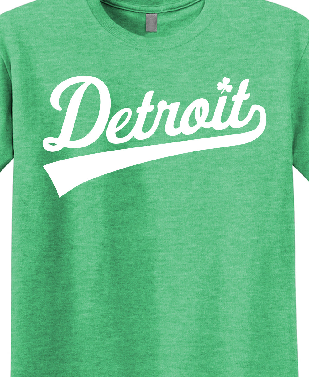 Detroit Clover Tail Script Hoodie - 2XL