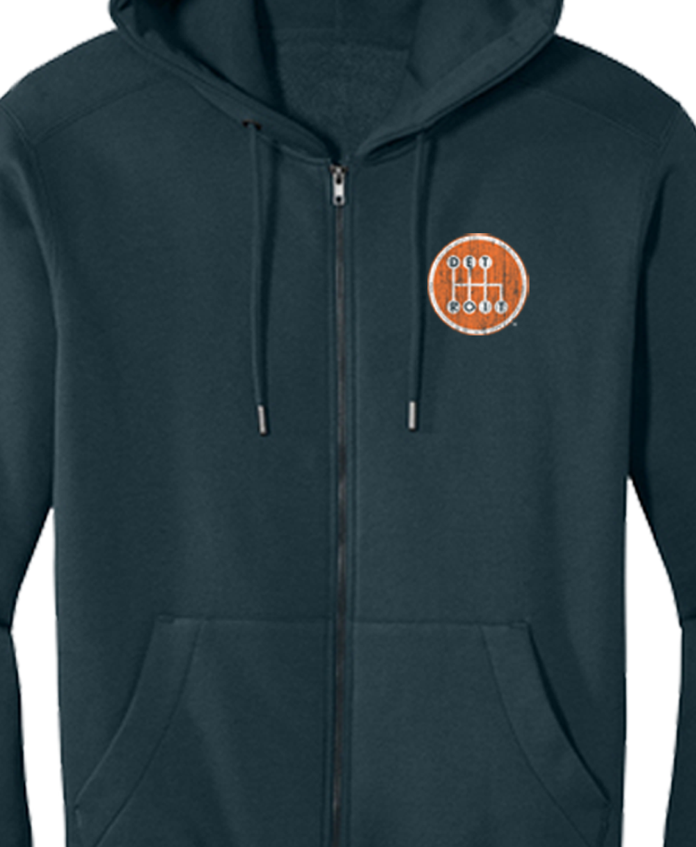 Shifter Navy Zip-Up