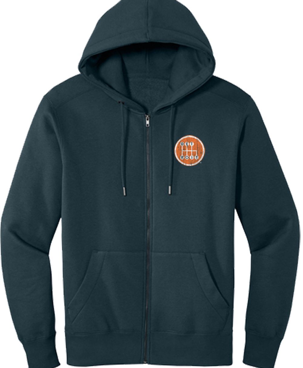 Shifter Navy Zip-Up