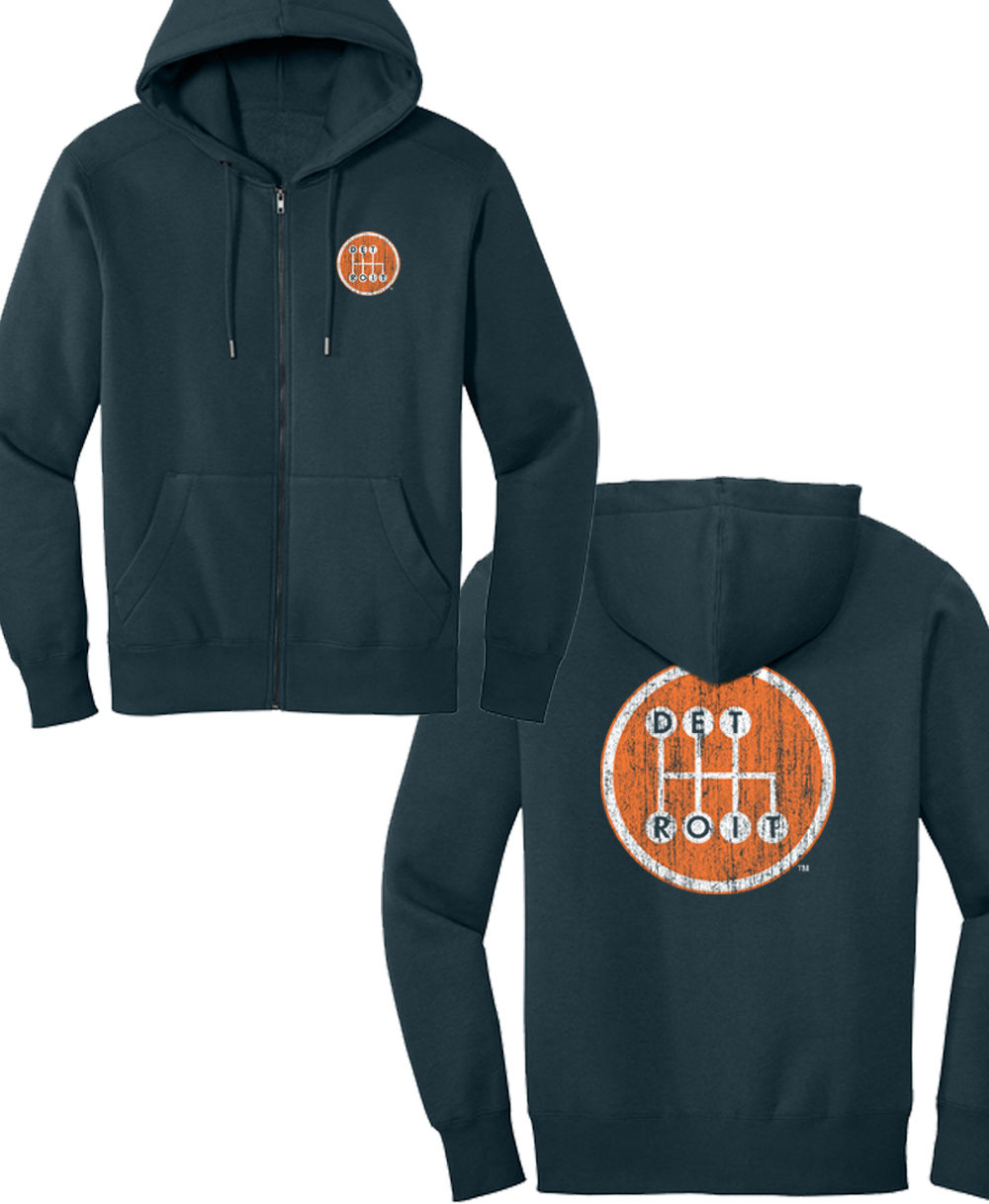 Shifter Navy Zip-Up