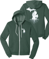 Michigan Roots Zip Up Fleece