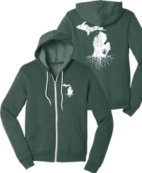 Michigan Roots Zip Up Fleece
