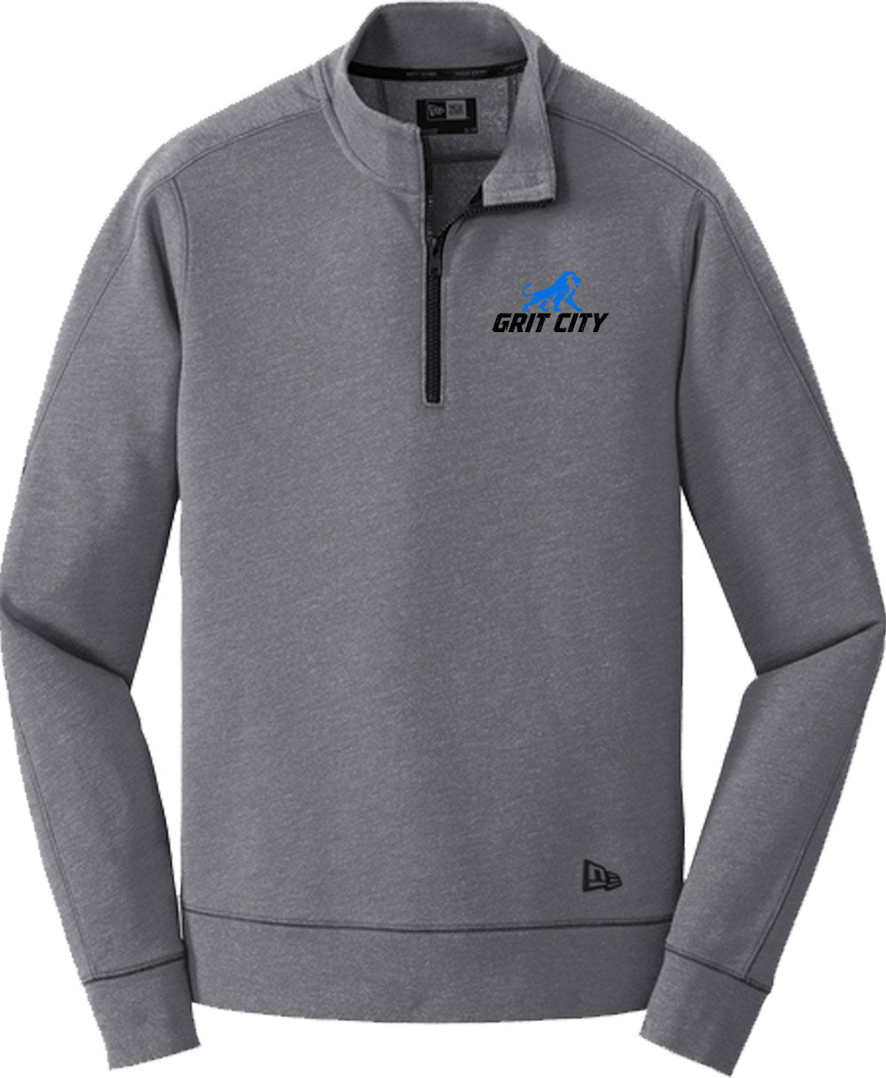 Unisex New Era Grit City Grey 1/4 Zip