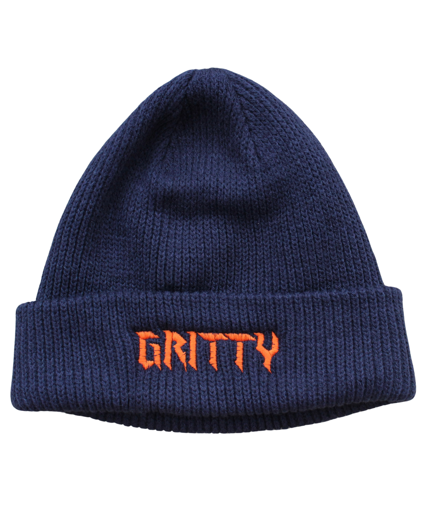 Gritty Navy Cuff Beanie