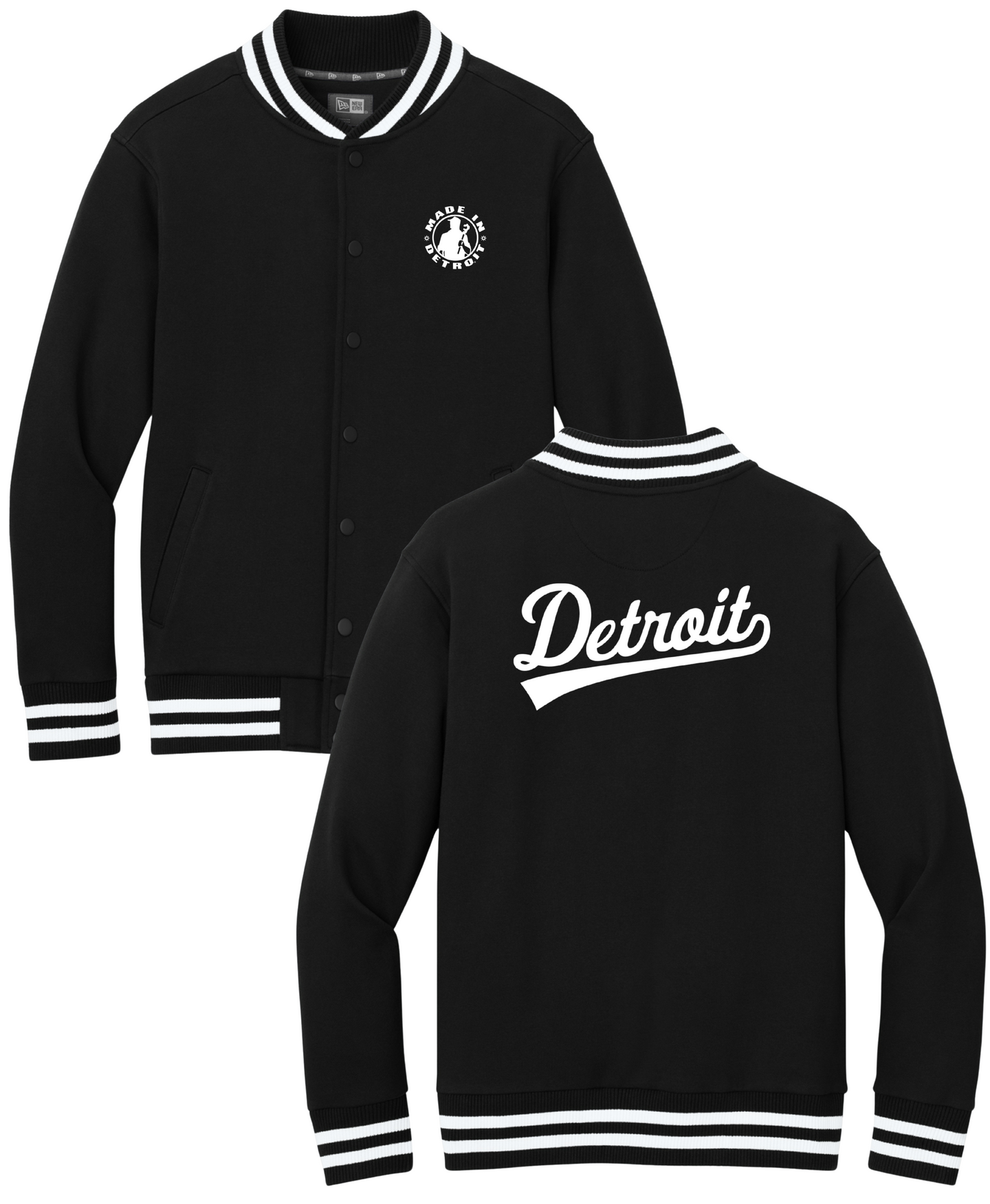 New Era MID/Detroit Script Varsity Fleece