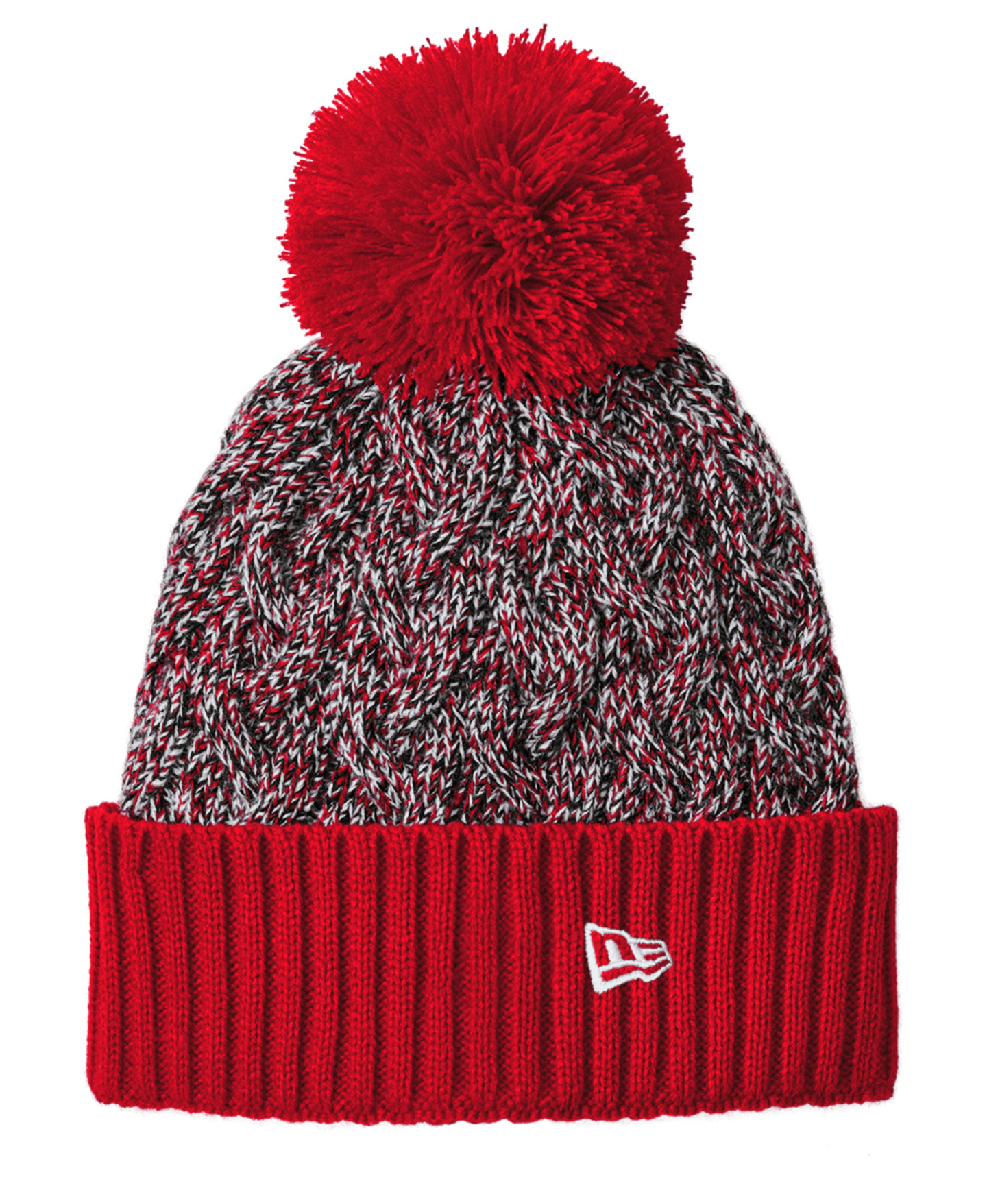 New Era MID Knit Pom Beanies