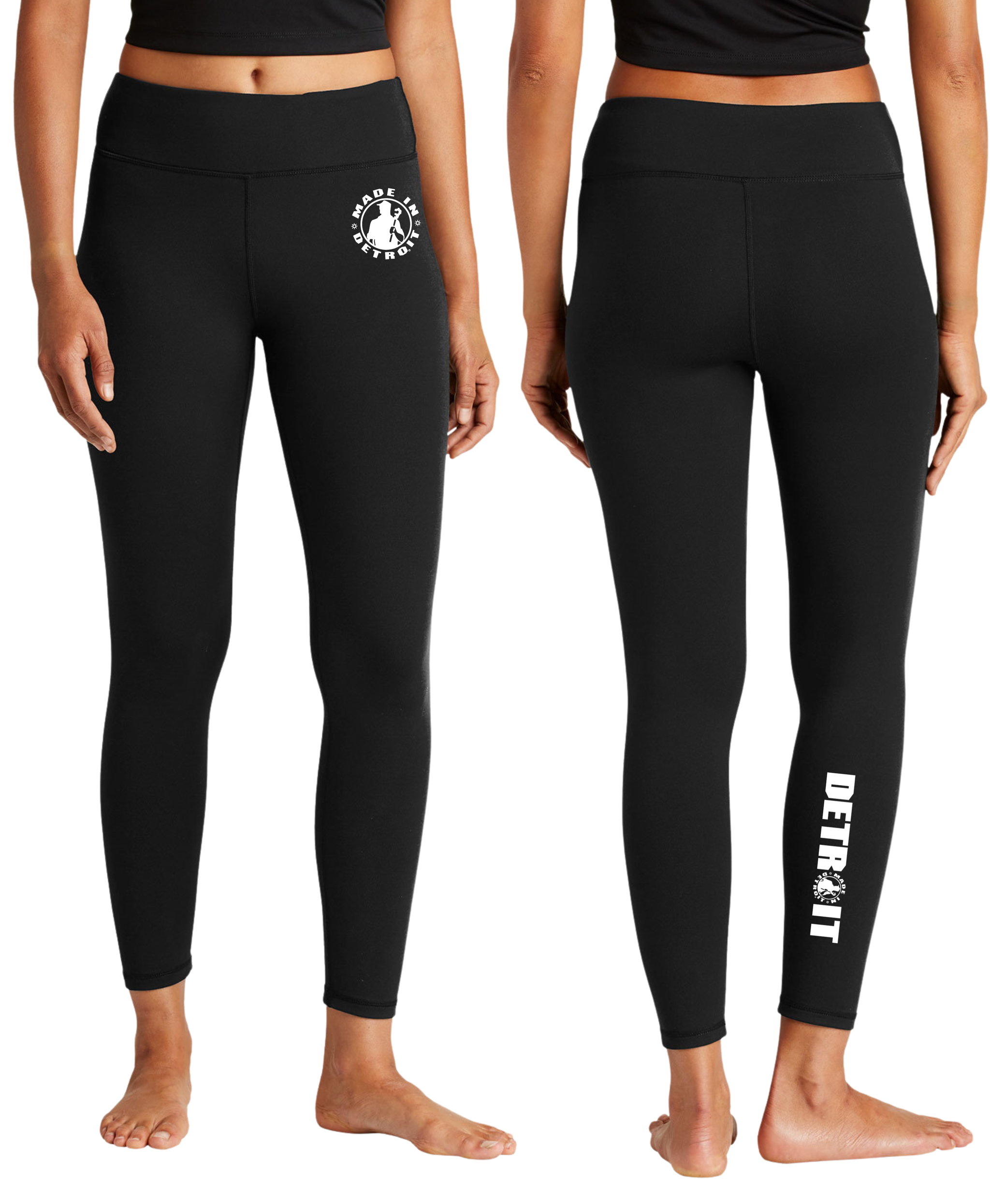 Ladies MID Black 7/8 Legging