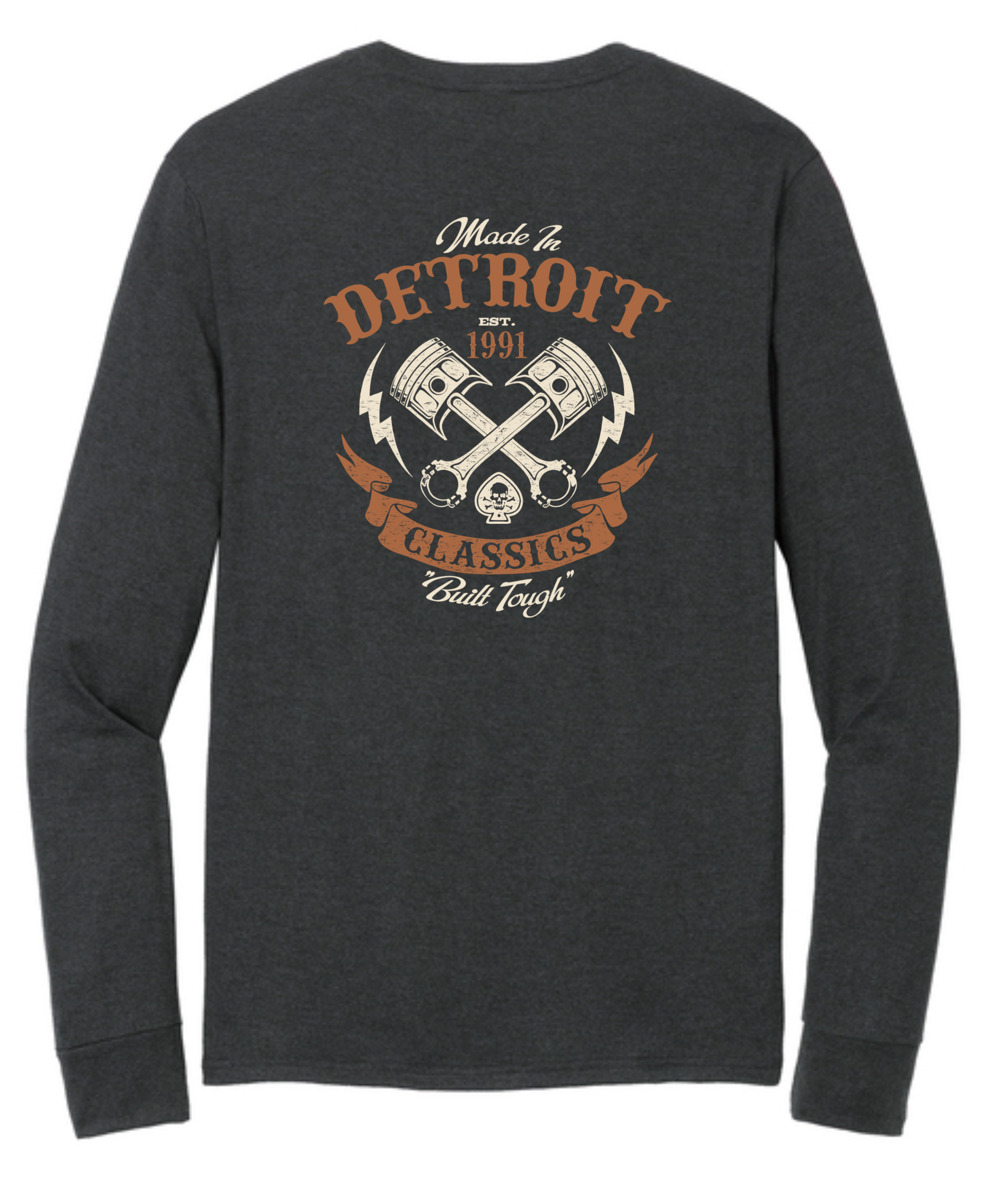 1991 Built Tough Made in Detroit heritage apparel design