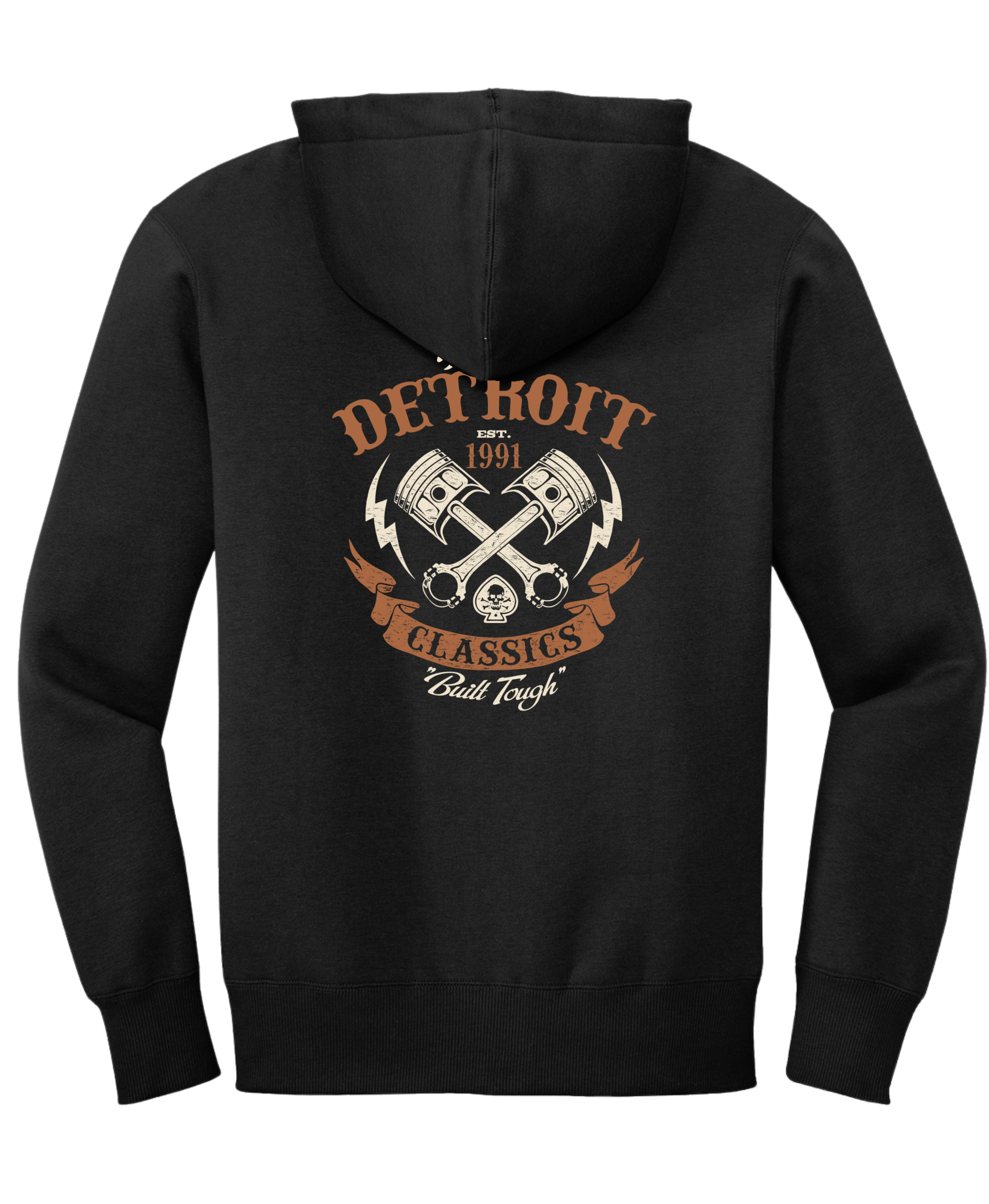 1991 Built Tough Made in Detroit heritage apparel design
