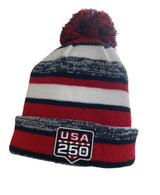 New Era USA 250 Pom Beanie