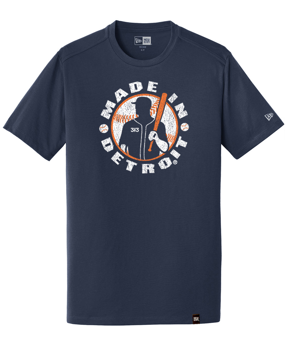 New Era MID Baseball Navy Shirt