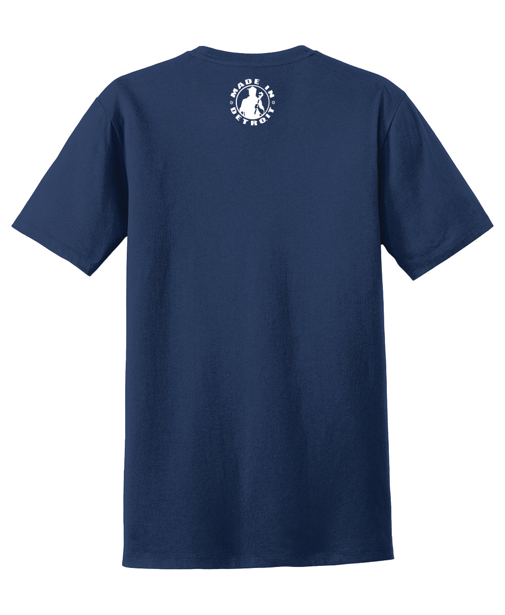 Detroit Big Cat Dark Navy Raglan Shirt