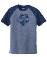 Detroit Big Cat Dark Navy Raglan Shirt