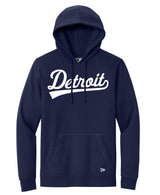 New Era Detroit Script Navy Hoodie