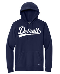 New Era Detroit Script Navy Hoodie