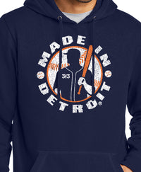 New Era MID Baseball Navy Hoodie