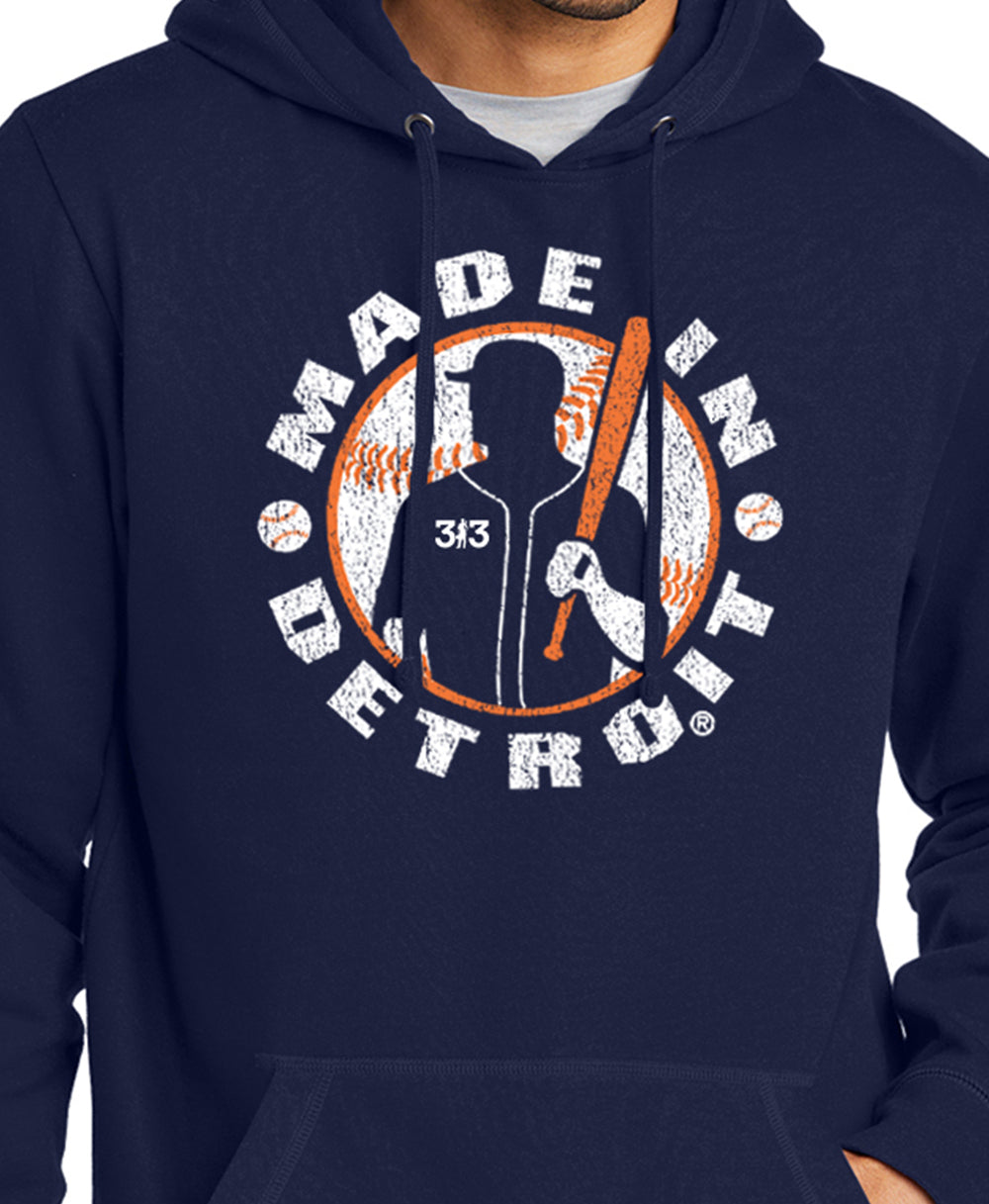 New Era MID Baseball Navy Hoodie