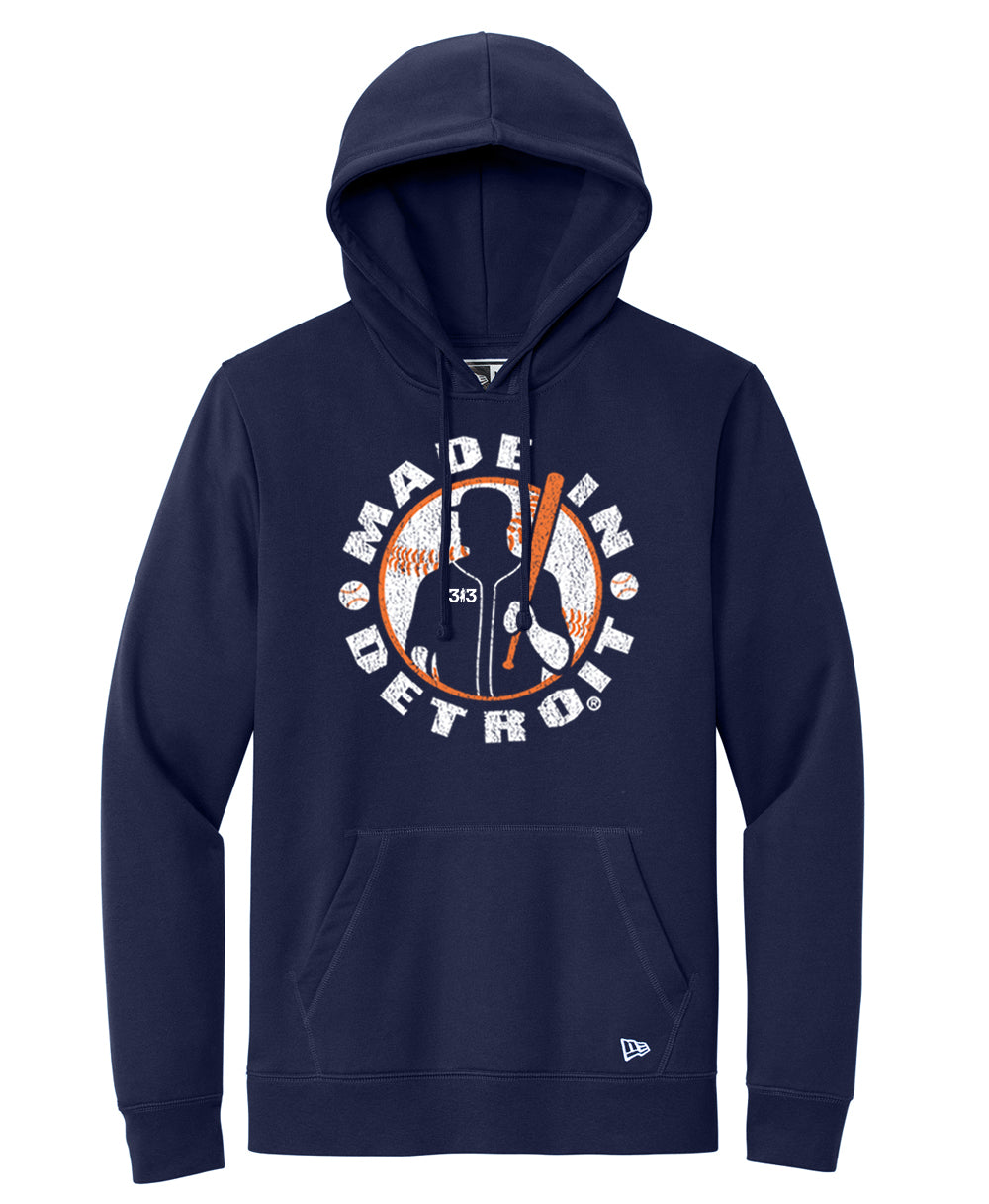 New Era MID Baseball Navy Hoodie