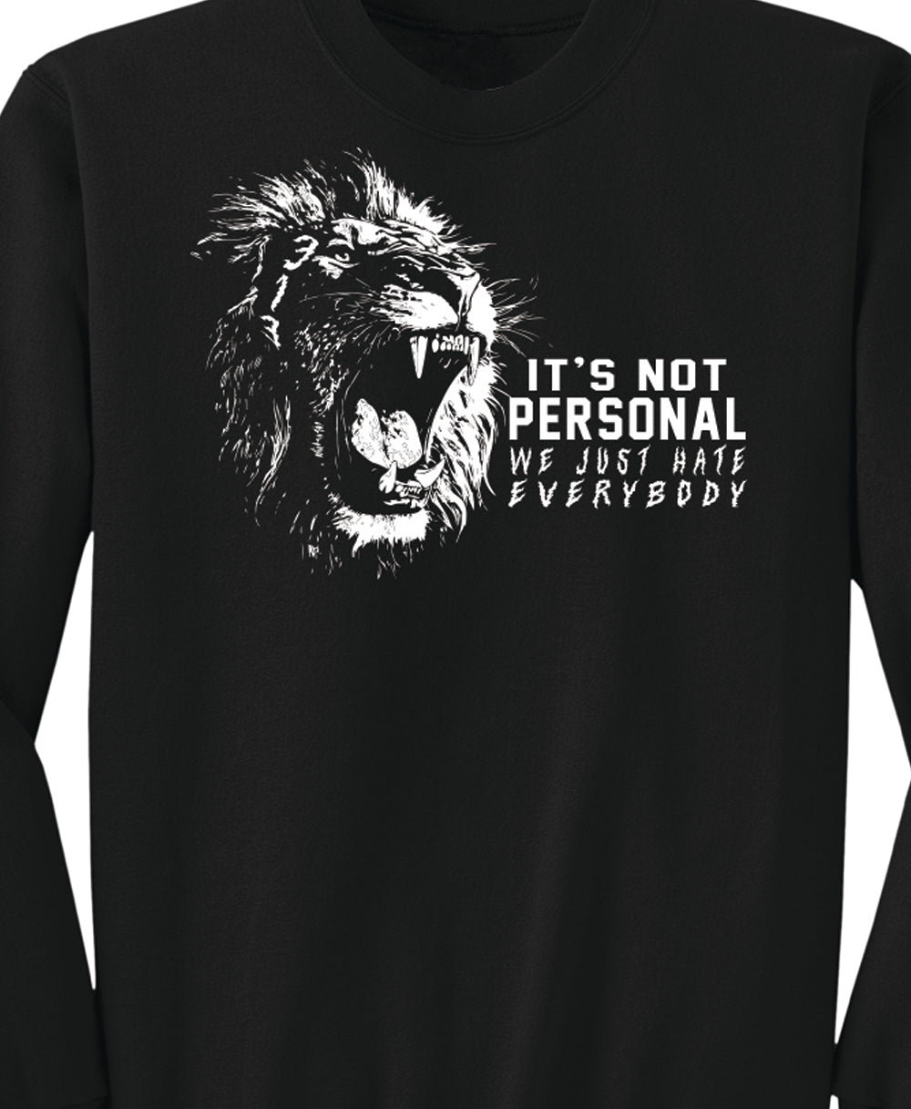It’s Not Personal..