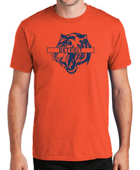 Detroit Big Cat Orange Shirt