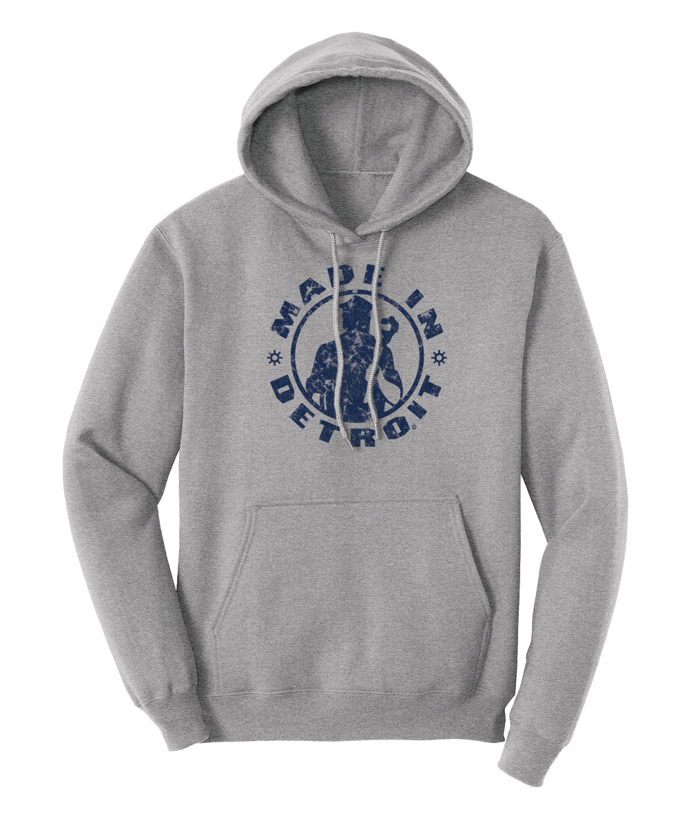 MID'stressed Navy Hoodie