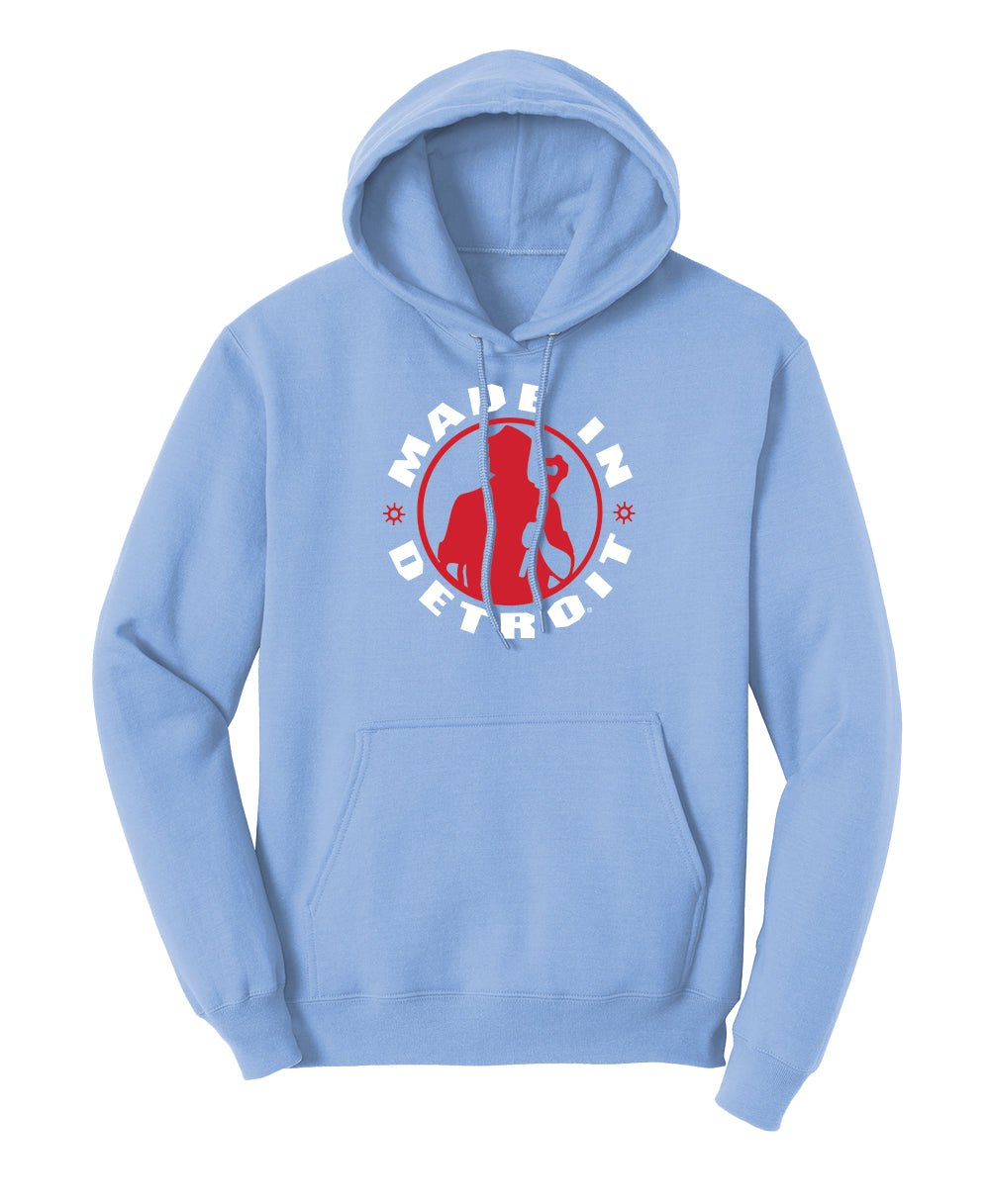 MID Light Blue Hoodies