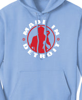 MID Light Blue Hoodies